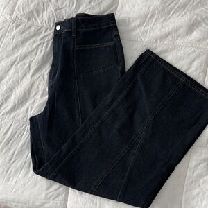 Cider Happy Hour Dark Wash Wide Leg Jeans | Women’s XL | NWT